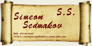 Simeon Sedmakov vizit kartica